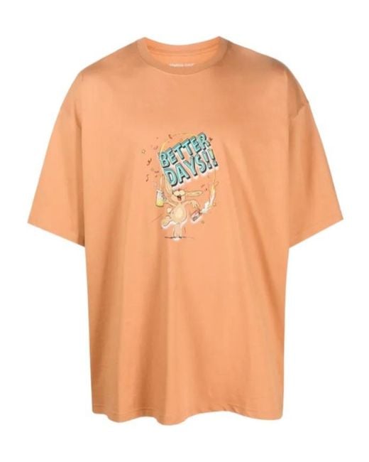 Martine Rose Orange Eros-Print Cotton T-Shirt for men