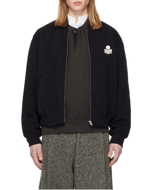 Isabel Marant Blue Marty Zipped Sweatshirt for men