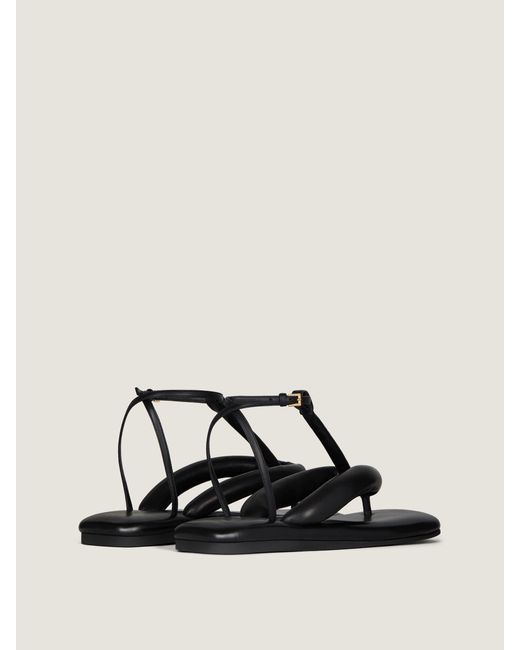 Givenchy Black Boudoir Padded Flat Sandals