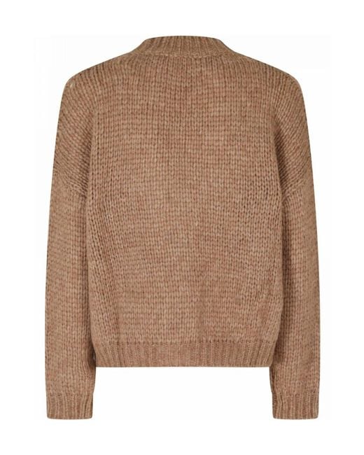 Roberto Collina Brown Long-Sleeve Cardigan
