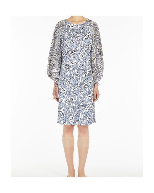 Weekend by Maxmara Blue Orata Jersey Dress