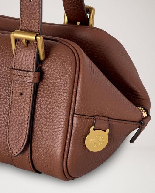 Mulberry Brown Small Boston Top Handle Handbag
