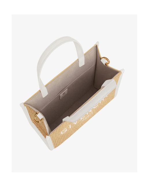 Givenchy Natural Embroidered-Logo Tote Bag
