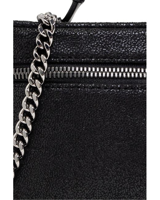 Stella McCartney Black Falabella Vanity Zipped Crossbody Bag