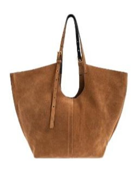 AllSaints Brown Ara Large Tote Bag