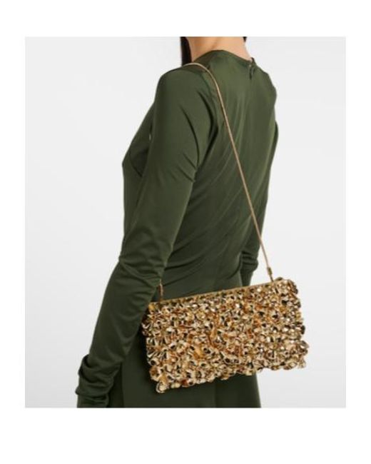 Jonathan Simkhai Metallic Reese Small Embellished Clutch