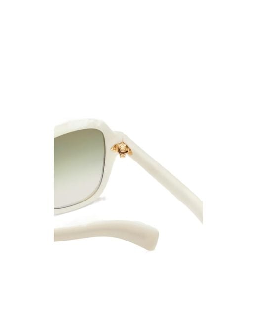 Loro Piana Metallic Lily Sunglasses