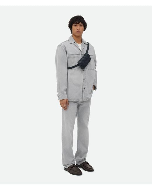Bottega Veneta Blue Diago Belt Bag for men
