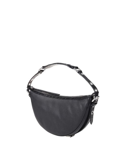 By Far Blue Gib Zipped Shoulder Bag