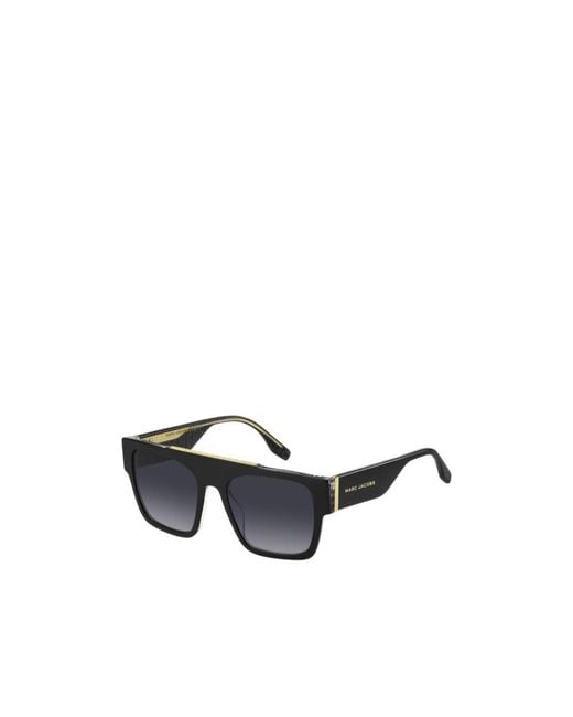 Marc Jacobs Metallic Eyewear Square Frame Sunglasses for men