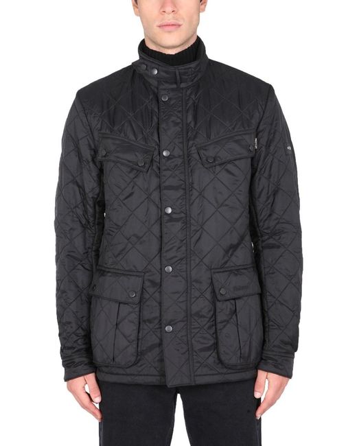 Barbour Black Ariel Quilted Jacket for men