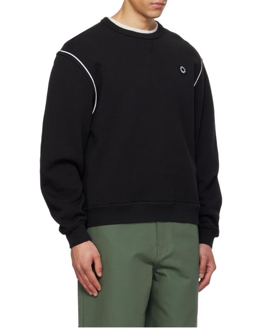KENZO Black Boke Flower 2.0 Embroidered Sweatshirt for men