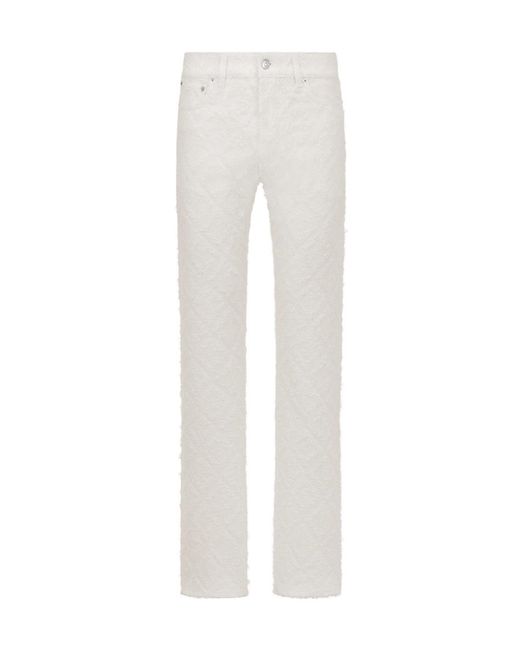 Dior White Cd Diamond Regular Jeans for men