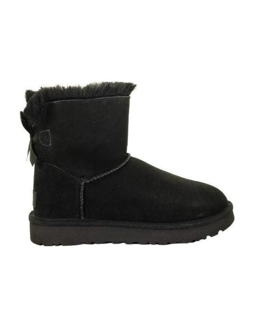 Ugg Black Mini Bailey Bow Ii Boots