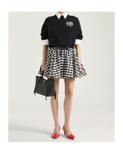 Givenchy Multicolor Mini Pleated Skirt