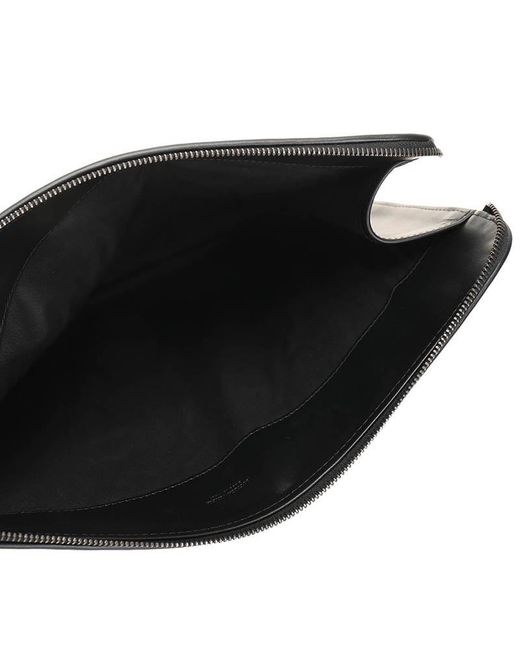 Bottega Veneta Black Intreciato Clutch for men