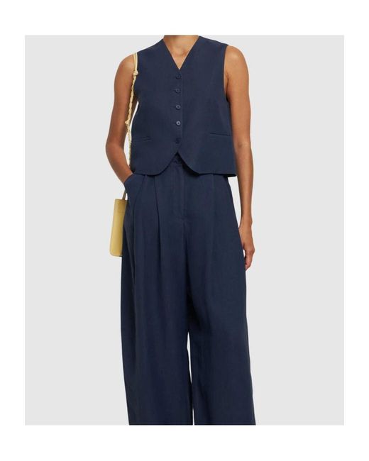 Frankie Shop Blue Chelsea Vest