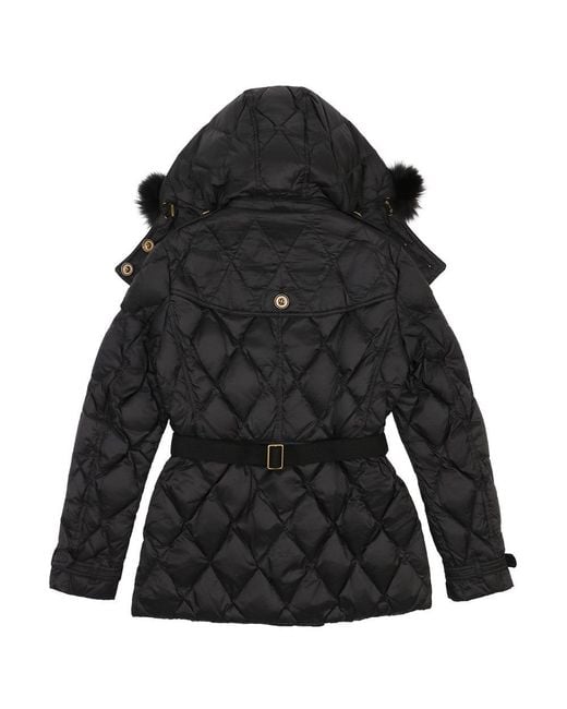 Burberry Black Hooded Down Jacket