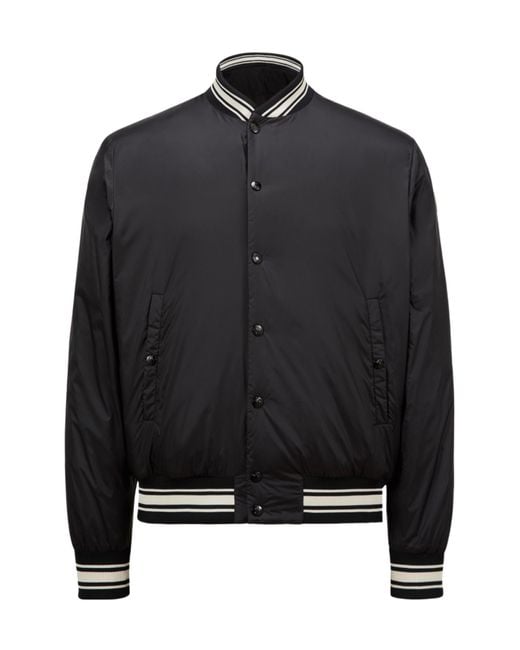Moncler Black Reversible Button-Up Jacket for men