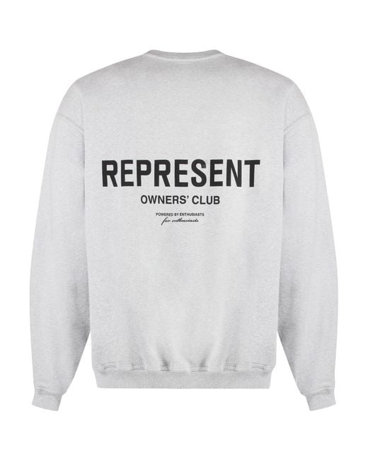Represent White Owners' Club Crew Neck Sweater for men