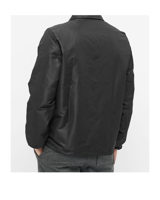 Maison Kitsuné Black Long-Sleeved Casual Jacket for men