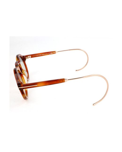 Tom Ford White Logo Sunglasses for men