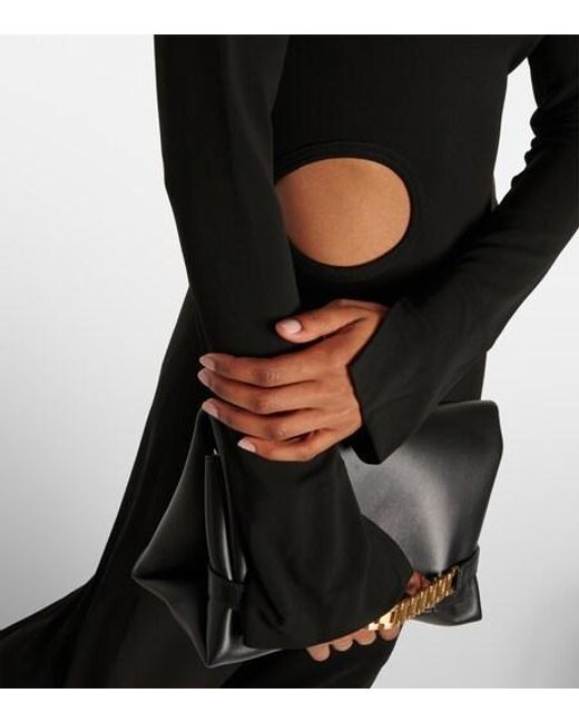Victoria Beckham Black Cutout Maxi Dress