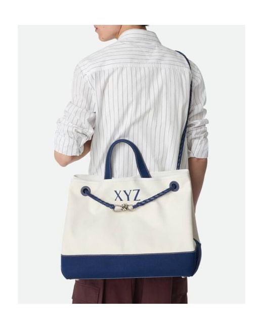 Bottega Veneta Blue Large Andiamo for men