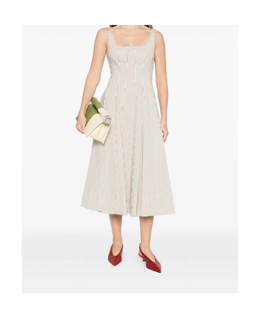 Staud White Wells Dress