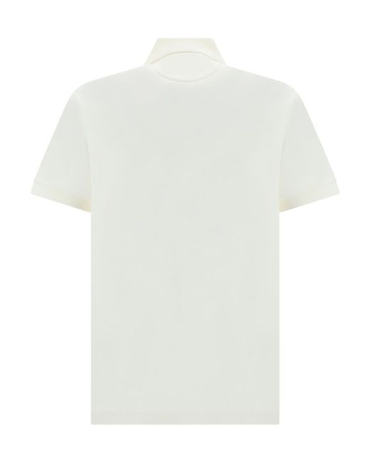 Paul Smith White Short-Sleeved Polo Shirt for men