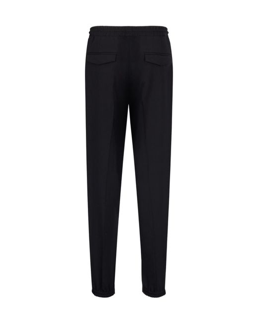 Dior Blue Dark Drawstring Sweatpants for men