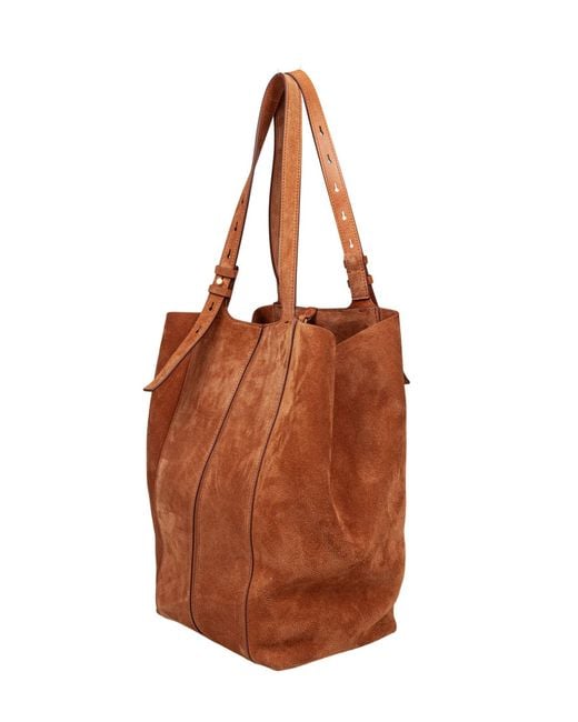 Golden Goose Deluxe Brand Brown Fringed Tote Bag
