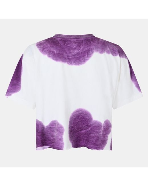 Gucci Purple Cropped T-Shirts for men