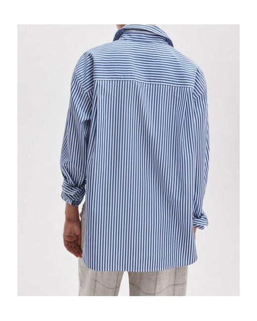 Rag & Bone Blue Long-Sleeved Shirt