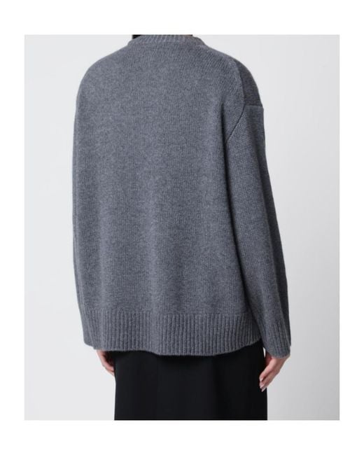 Lisa Yang Blue Noor Crew-Neck Cashmere Sweater