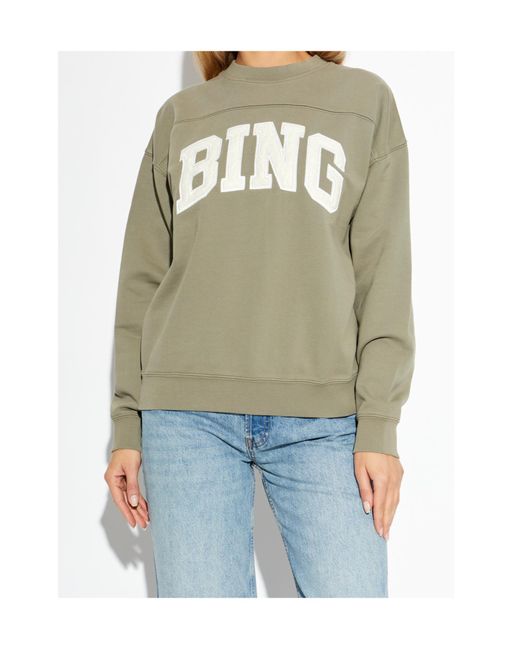 Anine Bing Gray Long-Sleeved Sweatshirt