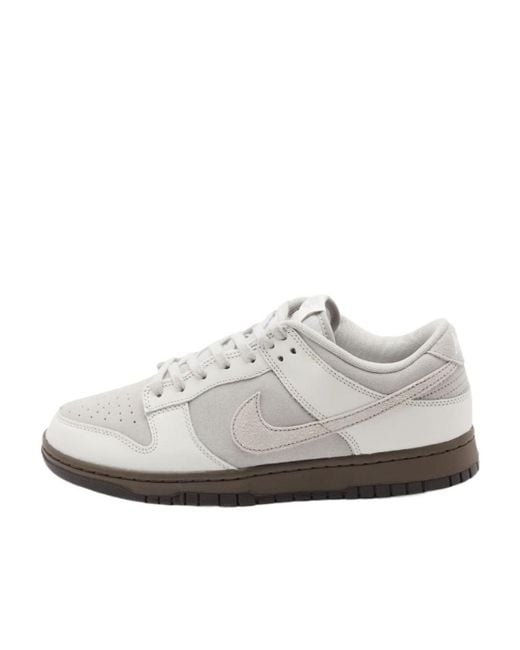 Nike White Dunk Low 'Ironstone' Sneakers for men