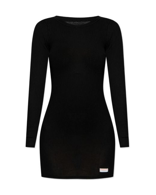 Alexander Wang Black Long-Sleeved Dress
