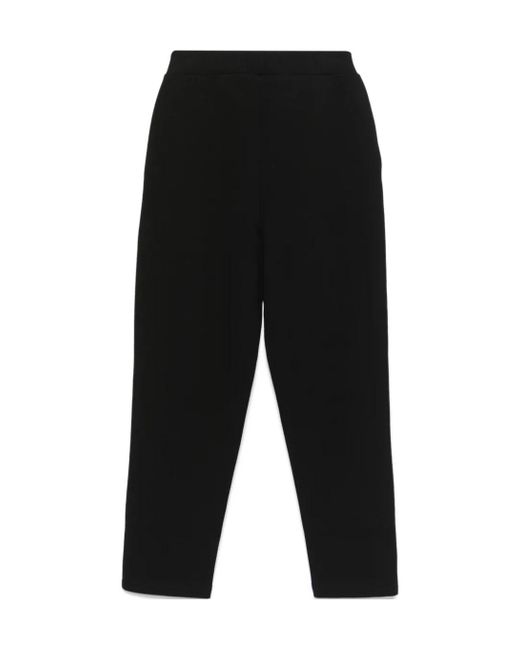 Balmain Black Embossed-Buttons Track Pants