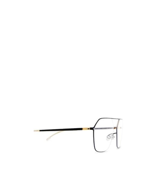 Mykita White Jelva Square Frame Glasses for men