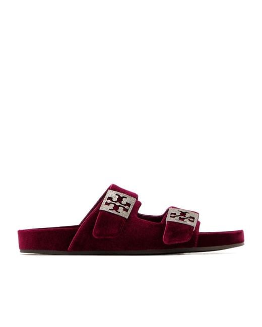 Tory Burch Red Mellow Pavé Sandals