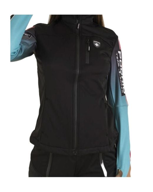 PODHIO Black High-Necked Vest