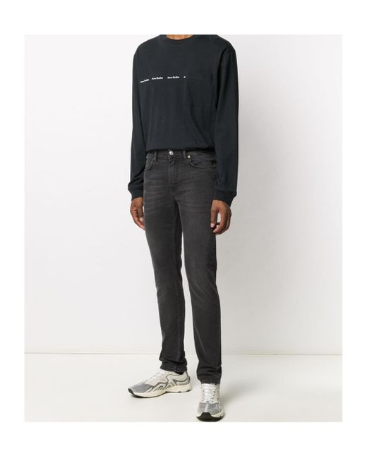 Acne Black Skinny Jeans for men
