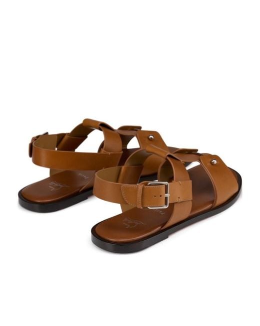 Christian Louboutin Brown Chambeliss Strappy Open-Toe Sandals for men