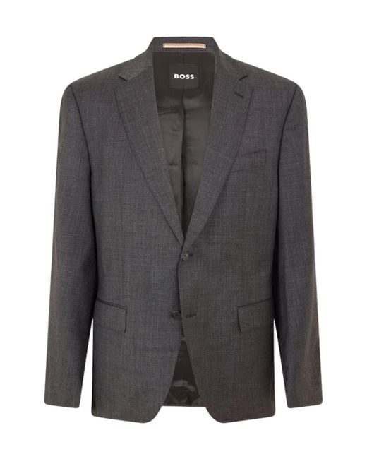 Boss Gray Jeckson Tailored Fit Suits for men