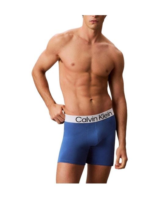Calvin Klein Blue Solid Color Single Boxer for men