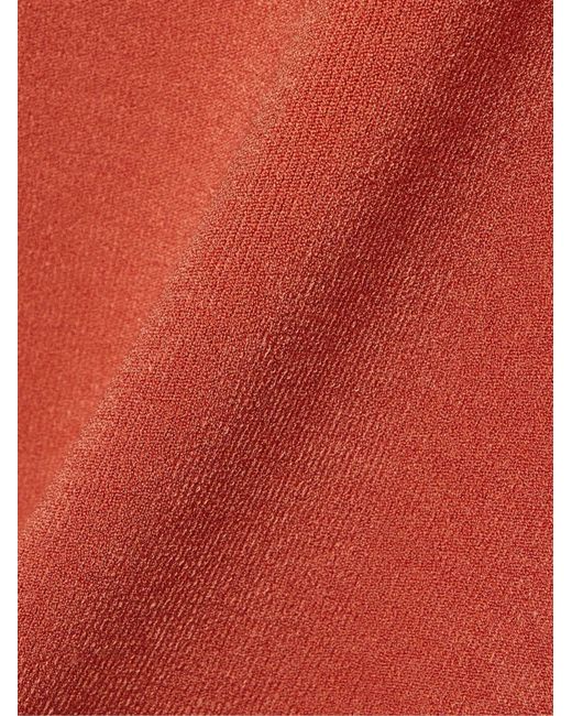 Galvan Red Short Sleeve Dress