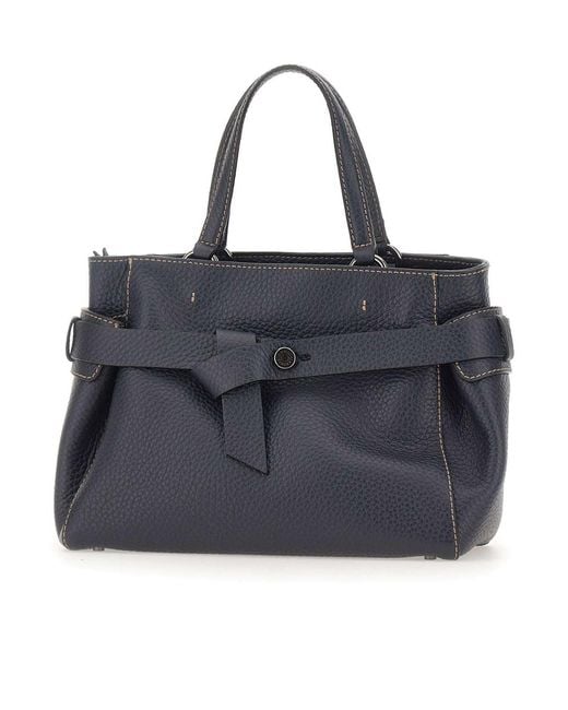 Gianni Chiarini Black Miranda Belted Shoulder Bag