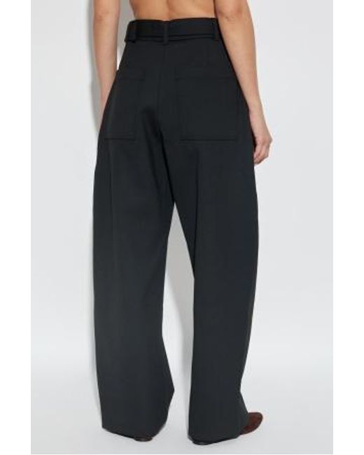 Studio Nicholson Black Belted Trousers