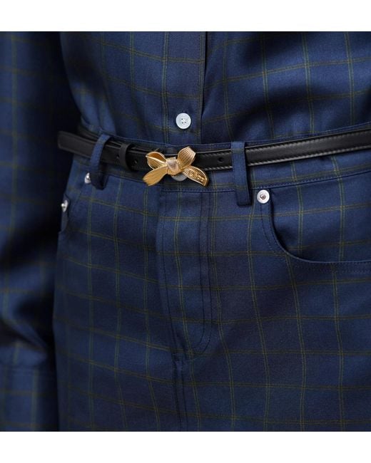 Dior White Issimo Bow Belt